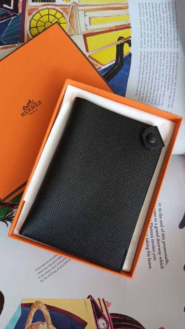 HERMES 全黑 護照夾 EPSOM buywithada,france,全球代購,歐洲,exquisite,quality goods,posh,fancy,luxurious
