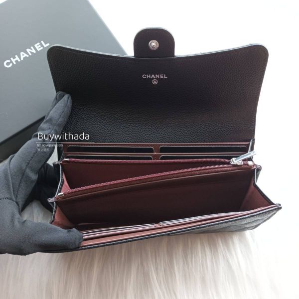 CHANEL CF 黑荔枝翻蓋銀釦長夾 台灣現貨 buywithada,france,全球代購,歐洲,exquisite,quality goods,posh,fancy,luxurious