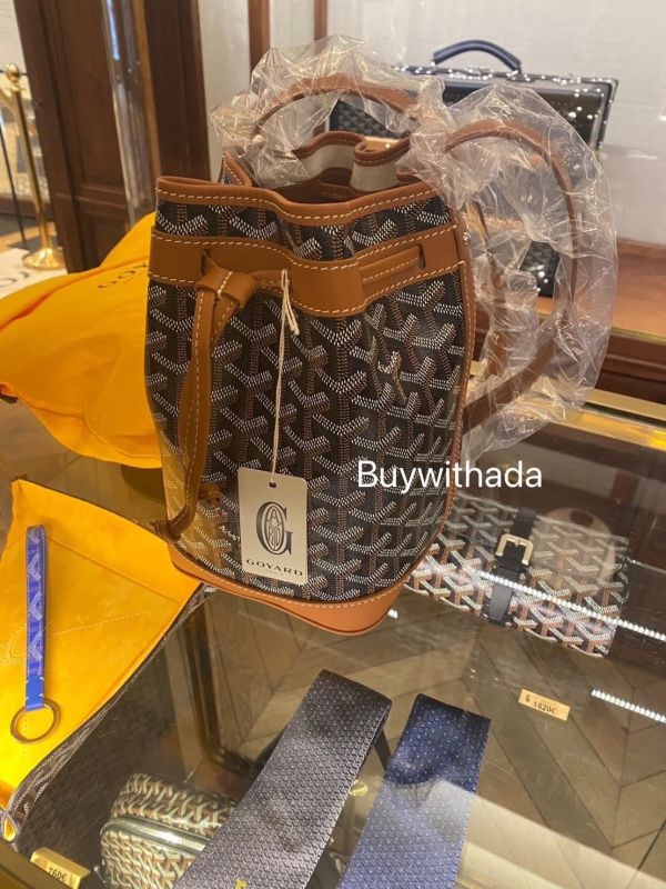 GOYARD 水桶包 黑棕色 buywithada,france,全球代購,歐洲,exquisite,quality goods,posh,fancy,luxurious