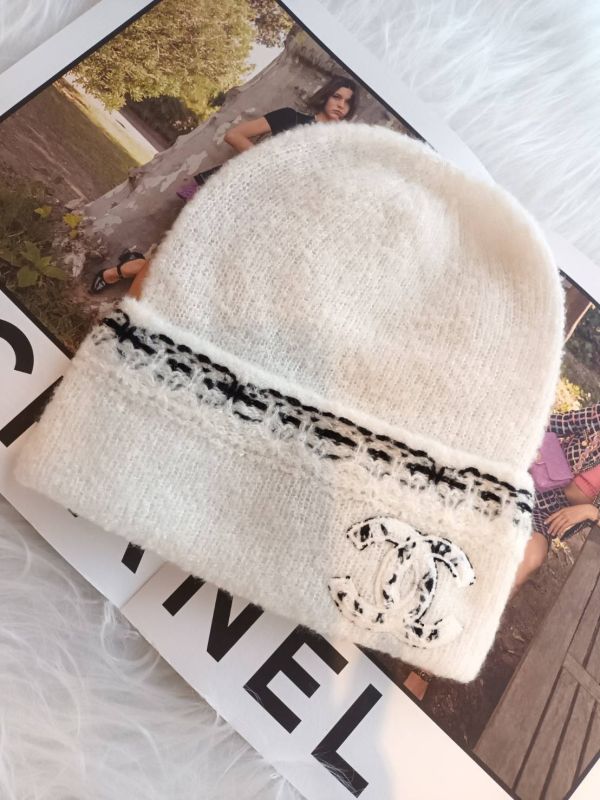 CHANEL 23B 最新秋冬毛帽 白色 buywithada,france,全球代購,歐洲,exquisite,quality goods,posh,fancy,luxurious