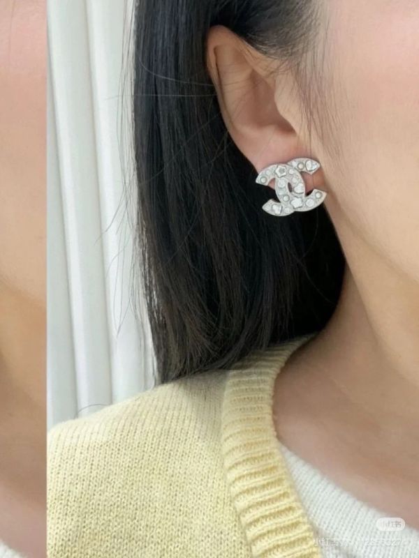 CHANEL 25P 愛心星星水鑽CC耳環 buywithada,france,全球代購,歐洲,exquisite,quality goods,posh,fancy,luxurious