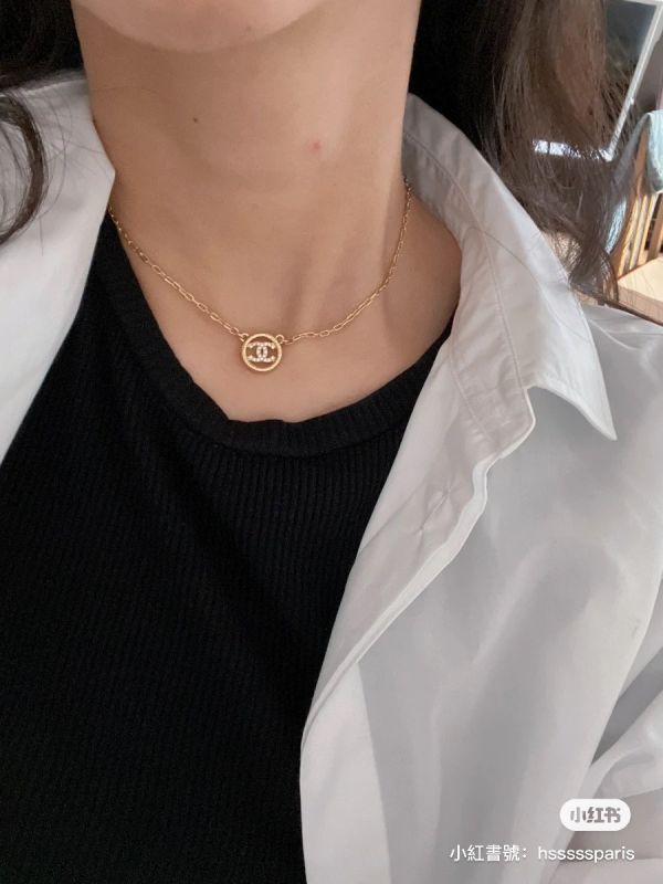 CHANEL 爆款金色圓形CC項鍊 buywithada,france,全球代購,歐洲,exquisite,quality goods,posh,fancy,luxurious
