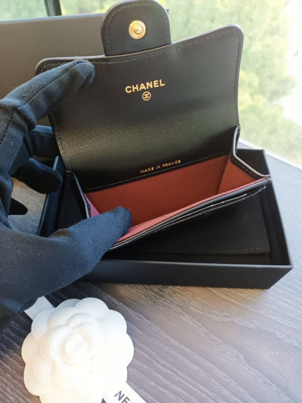CHANEL CF 單層卡包 羊皮 黑色 金釦 buywithada,france,全球代購,歐洲,exquisite,quality goods,posh,fancy,luxurious