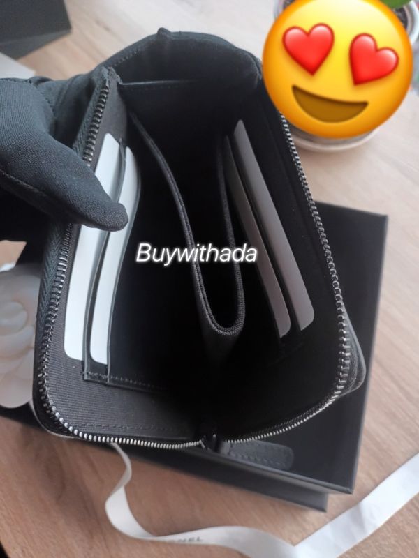 CHANEL 限量 so black 大L拉鍊卡包 buywithada,france,全球代購,歐洲,exquisite,quality goods,posh,fancy,luxurious