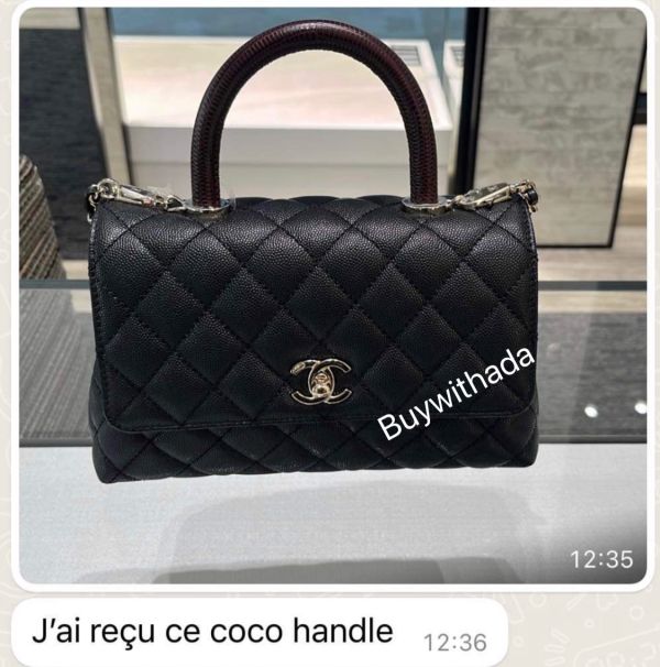 CHANEL COCO HANDLE 黑荔枝淡金紅色手把 buywithada,france,全球代購,歐洲,exquisite,quality goods,posh,fancy,luxurious