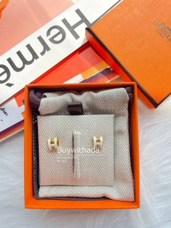 HERMES POP H MINI 白金 耳環 buywithada,france,全球代購,歐洲,exquisite,quality goods,posh,fancy,luxurious