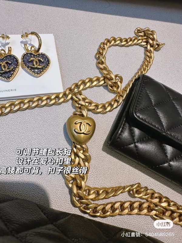 台灣現貨 CHANEL 24P 黑荔枝愛心調節釦 胸包/腰包 buywithada,france,全球代購,歐洲,exquisite,quality goods,posh,fancy,luxurious
