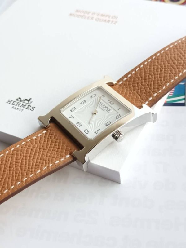 台灣現貨 HERMES HEURE H 金棕銀 30mm 中號 buywithada,france,全球代購,歐洲,exquisite,quality goods,posh,fancy,luxurious,hermes,watch
