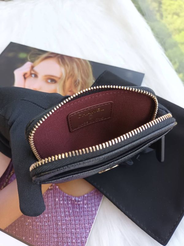CHANEL 黑荔枝金釦 豆腐零錢卡包 buywithada,france,全球代購,歐洲,exquisite,quality goods,posh,fancy,luxurious
