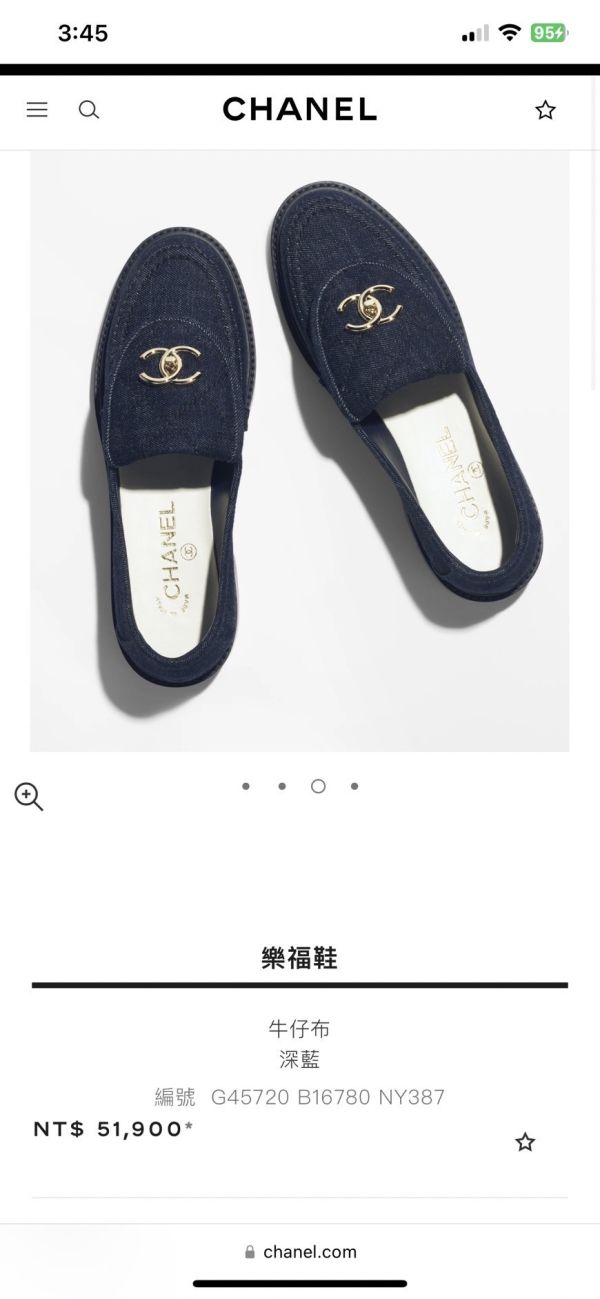 CHANEL 24S 深丹寧牛仔翻蓋樂福鞋 SIZE 38.5 buywithada,france,全球代購,歐洲,exquisite,quality goods,posh,fancy,luxurious