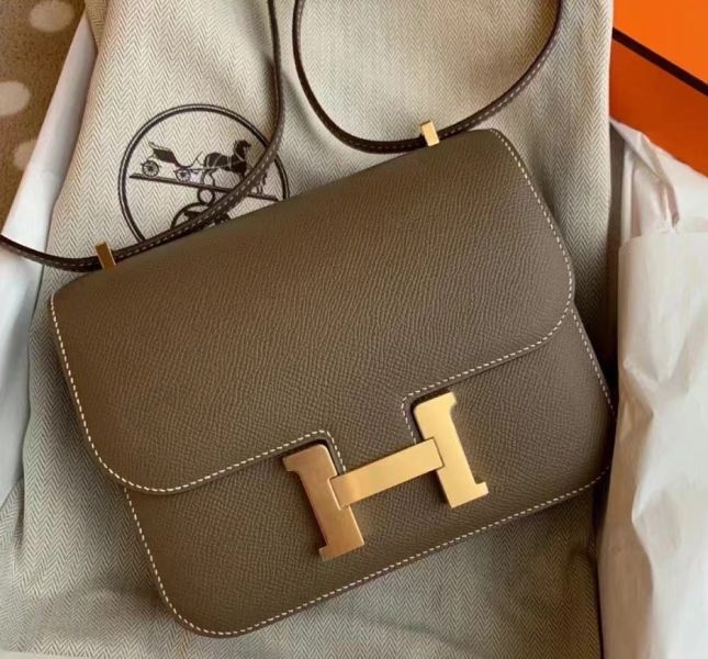 Hermes Mini Constance 大象灰金扣 Epsom buywithada,france,全球代購,歐洲,exquisite,quality goods,posh,fancy,luxurious