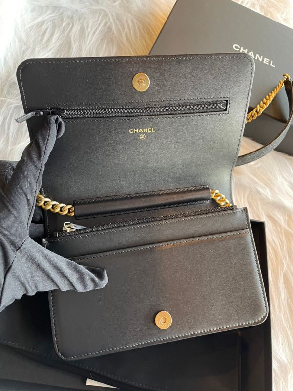 CHANEL BOY WOC 復古金釦 buywithada,france,全球代購,歐洲,exquisite,quality goods,posh,fancy,luxurious