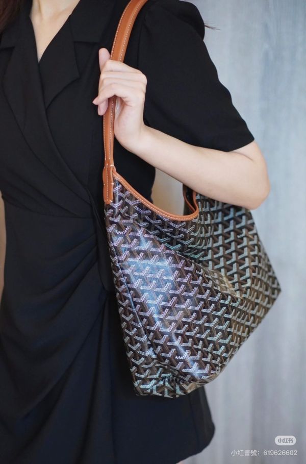 Goyard Hobo 黑棕 buywithada,france,全球代購,歐洲,exquisite,quality goods,posh,fancy,luxurious