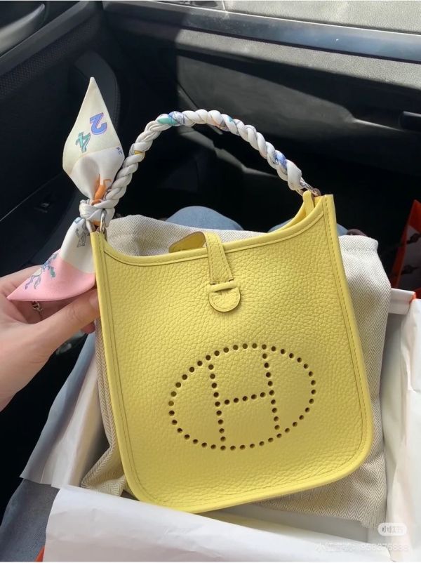 Hermes Evelyne mini 檸檬酒黃銀釦 buywithada,france,全球代購,歐洲,exquisite,quality goods,posh,fancy,luxurious