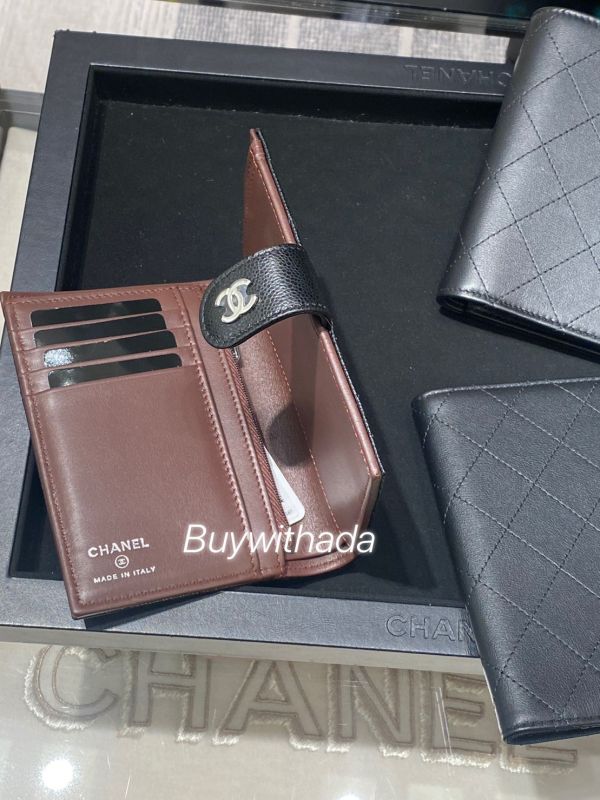 CHANEL 24P 護照卡夾零錢包 黑荔枝銀釦 buywithada,france,全球代購,歐洲,exquisite,quality goods,posh,fancy,luxurious