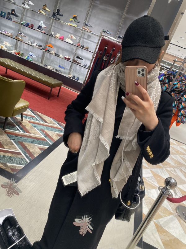 GUCCI 超好搭的緹花圍巾 4色 2款 buywithada,france,全球代購,歐洲,exquisite,quality goods,posh,fancy,luxurious