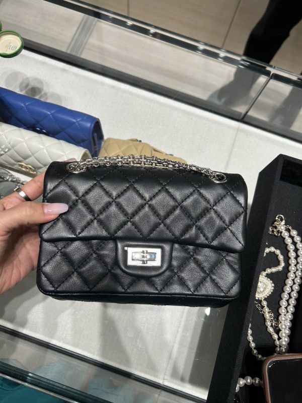 Chanel 25C 2.55 mini 黑色銀鏈 buywithada,france,全球代購,歐洲,exquisite,quality goods,posh,fancy,luxurious
