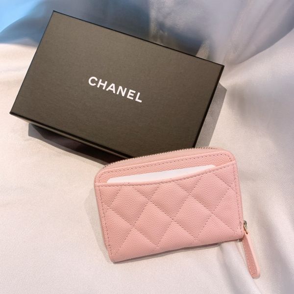 CHANELㄇ字拉鍊零錢卡包 buywithada,代購,精品