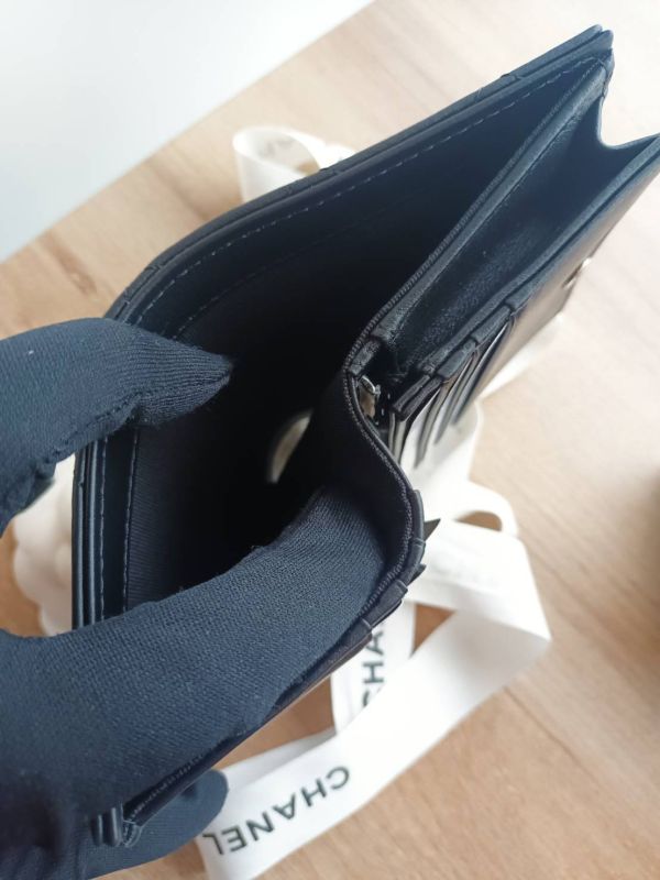 CHANEL so black  對折短夾 buywithada,france,全球代購,歐洲,exquisite,quality goods,posh,fancy,luxurious