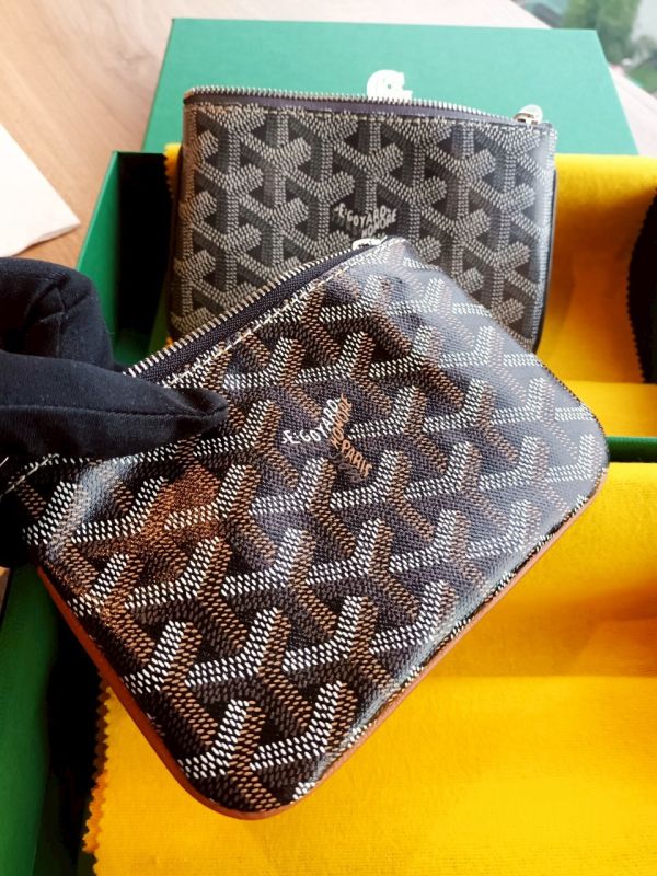 GOYARD 黑棕色一字錢包 buywithada,france,全球代購,歐洲,exquisite,quality goods,posh,fancy,luxurious