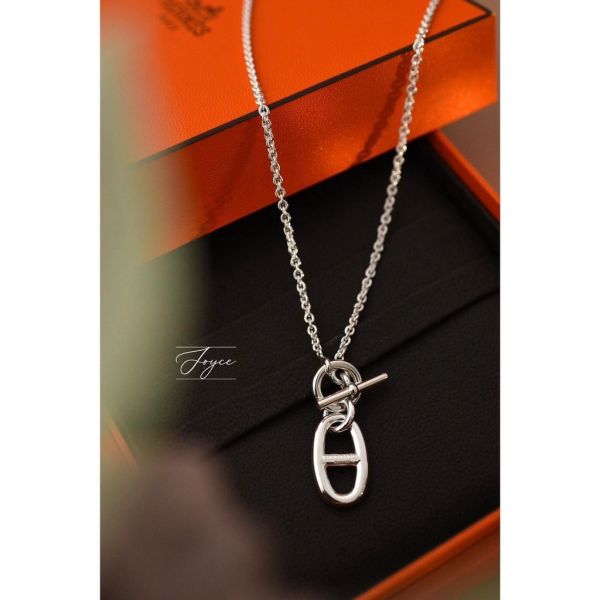 HERMES 925純銀豬鼻項鍊 buywithada,france,全球代購,歐洲,exquisite,quality goods,posh,fancy,luxurious