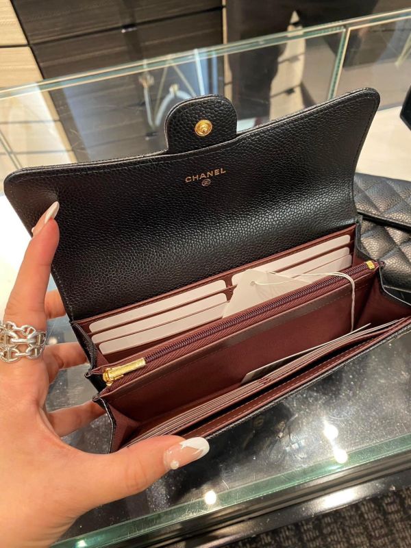 CHANEL CF 黑荔枝翻蓋金釦長夾 現貨 buywithada,france,全球代購,歐洲,exquisite,quality goods,posh,fancy,luxurious