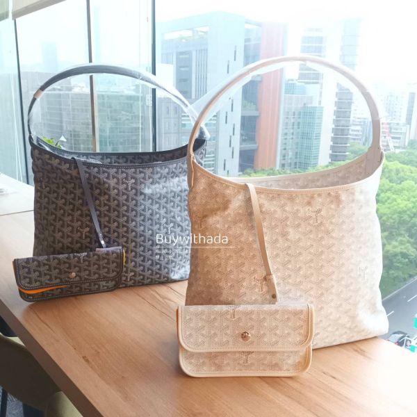 GOYARD HOBO 灰色 台灣現貨一個 buywithada,france,全球代購,歐洲,exquisite,quality goods,posh,fancy,luxurious