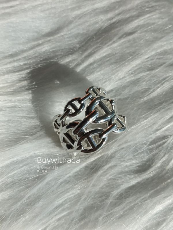 HERMES 925 純銀三層豬鼻戒 buywithada,france,全球代購,歐洲,exquisite,quality goods,posh,fancy,luxurious