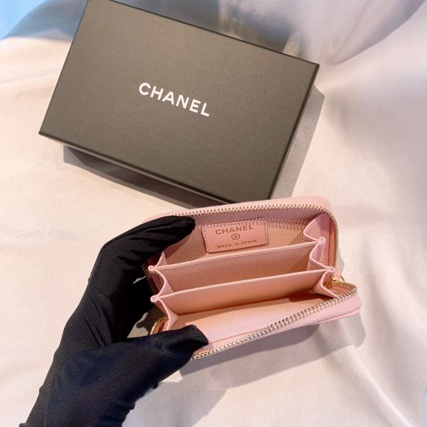 CHANELㄇ字拉鍊零錢卡包 buywithada,代購,精品