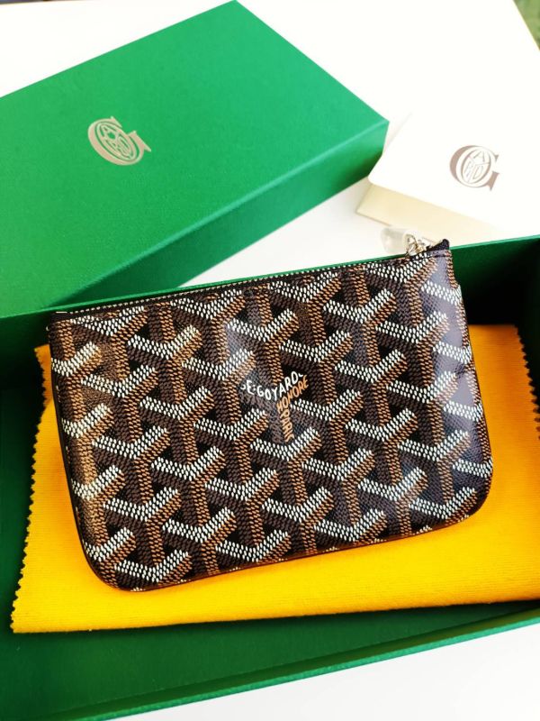 GOYARD 黑色一字拉鍊小包 buywithada,france,全球代購,歐洲,exquisite,quality goods,posh,fancy,luxurious