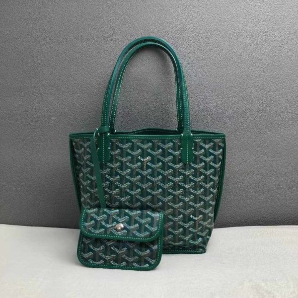 GOYARD MINI TOTE 雙面純皮 綠色 buywithada,france,全球代購,歐洲,exquisite,quality goods,posh,fancy,luxurious