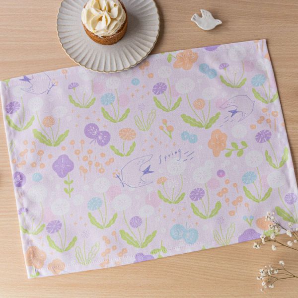 【春之歌-餐墊】防塵墊 / 辦公桌墊 Placemat 原創印花,禮物,生日禮物,家飾,裝飾,居家,佈置,春之歌,餐墊,廚房佈置