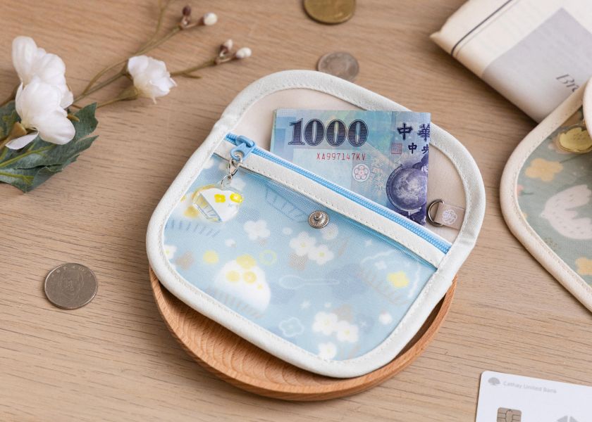 【芒果冰花花-花芷零錢包】卡片收納 / 小物包 