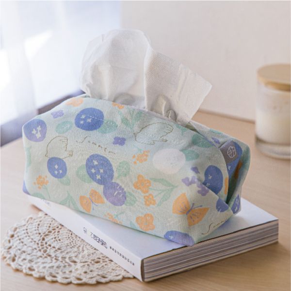 【夏之雨-衛生紙套】桌上型 / 版型硬挺 Tissue cover 原創印花,禮物,生日禮物,家飾,裝飾,居家,佈置,夏之雨,衛生紙套,交換禮物