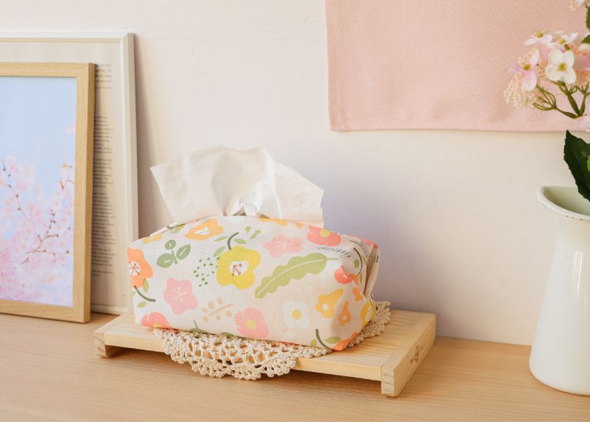 【春日合奏-衛生紙套】桌上型 / 版型硬挺 Tissue cover 原創印花,禮物,生日禮物,家飾,裝飾,居家,佈置,森林,衛生紙套,交換禮物