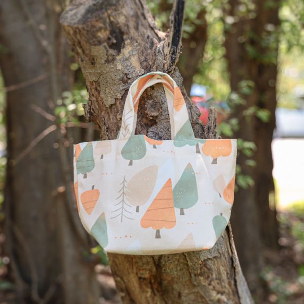 【落羽松-多變手提袋】束口包 / 小托特包 / 便當袋 Variable tote bag 購物袋,外出袋,原創印花,落羽松,禮物,聖誕禮物,生日禮物,交換禮物,手提袋,便當袋