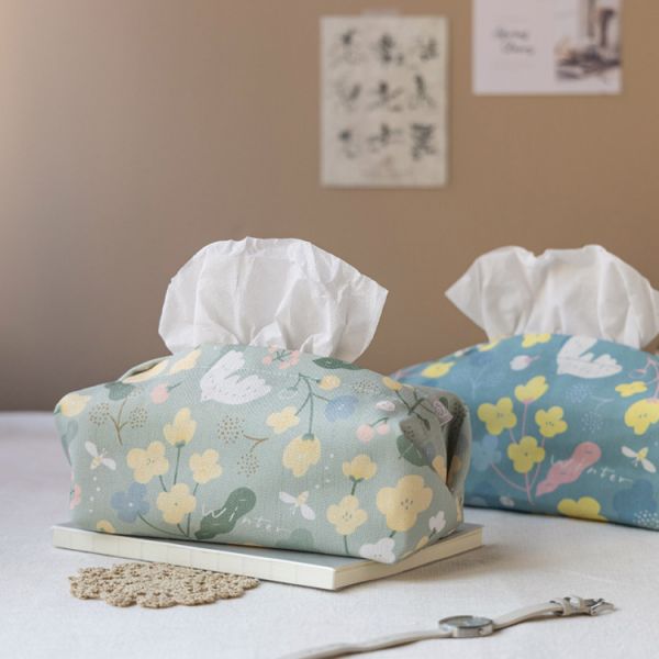 【抹茶冬之嵐-衛生紙套】桌上型 / 版型硬挺 Tissue cover 原創印花,禮物,生日禮物,家飾,裝飾,居家,佈置,冬之嵐,衛生紙套,交換禮物