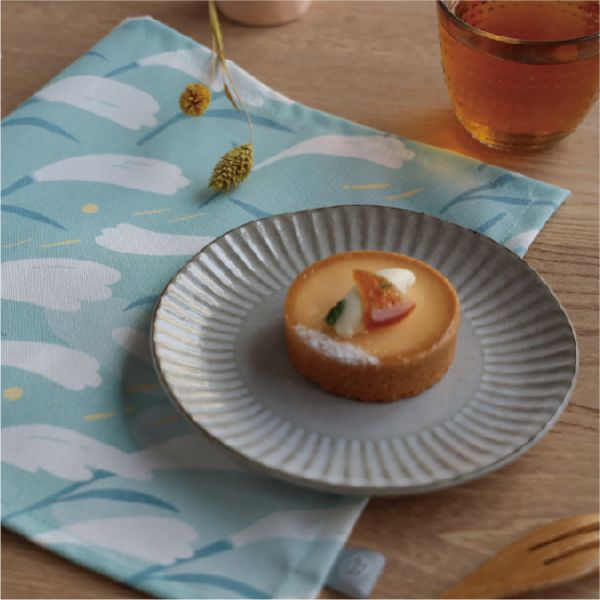 【芒花-湖藍-餐墊】防塵墊 / 辦公桌墊 Placemat 原創印花,禮物,生日禮物,家飾,裝飾,居家,佈置,芒草,餐墊,廚房佈置