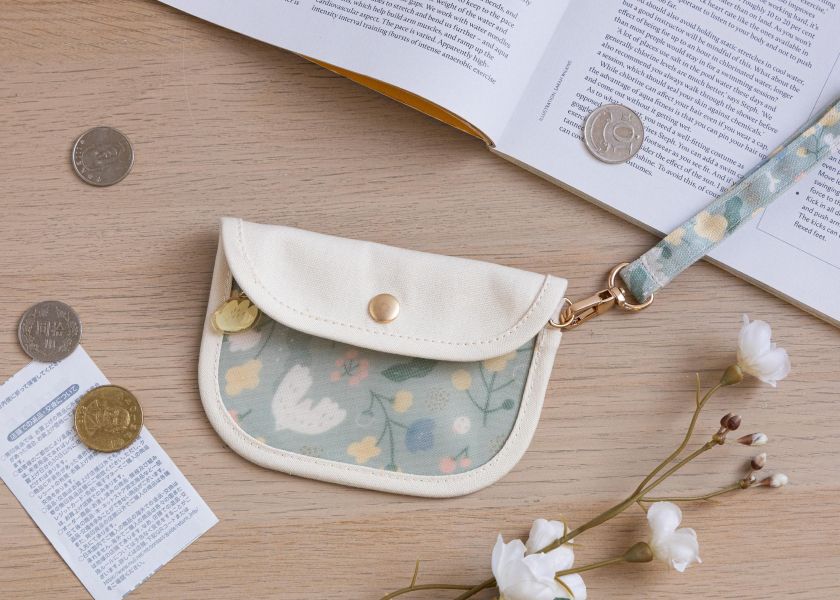 【朱槿-花芷零錢包】卡片收納 / 小物包 