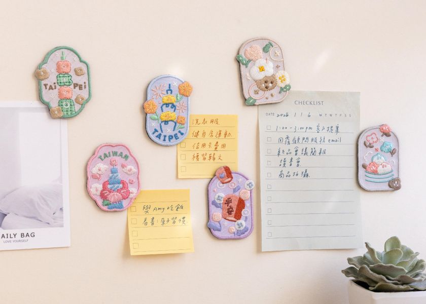 【花繪磁鐵】六款組 冰箱貼/磁鐵 可愛,台灣特色,療癒小物,磁鐵,
磁鐵冰箱貼,禮品,紀念品,設計,
辦公室小物,送禮