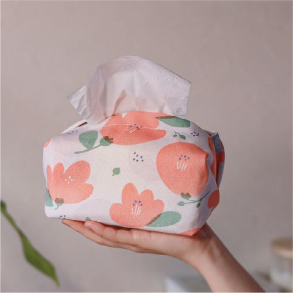 【木棉花-小衛生紙套】 桌上型 / 可車用 Tissue cover 原創印花,禮物,生日禮物,家飾,裝飾,居家,佈置,木棉花,衛生紙套,小衛生紙套