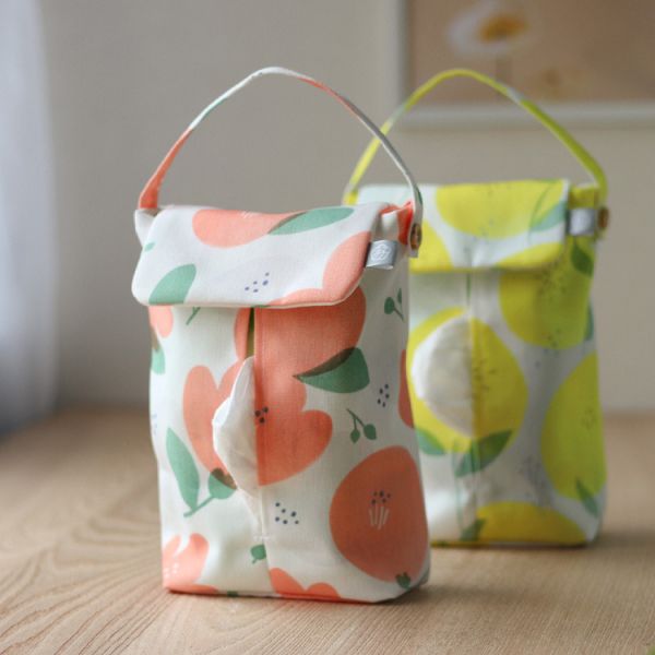 【木棉花-掛式衛生紙套】吊掛可拆 / 車用 / 露營 Hanging Tissue Cover 原創印花,禮物,生日禮物,家飾,裝飾,居家,佈置,木棉花,衛生紙套,交換禮物