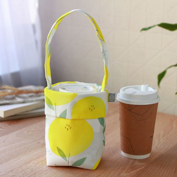 【太陽花-飲料袋】環保提袋 / 小物袋 Beverage bag 原創印花,太陽花,禮物,生日禮物,外出袋,飲料袋,手提袋,環保,小物袋