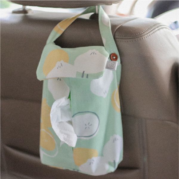 【台灣小吃-掛式衛生紙套】吊掛可拆 / 車用 / 露營 Hanging Tissue Cover 原創印花,禮物,生日禮物,裝飾,佈置,衛生紙套,芒果冰,珍奶,小籠包