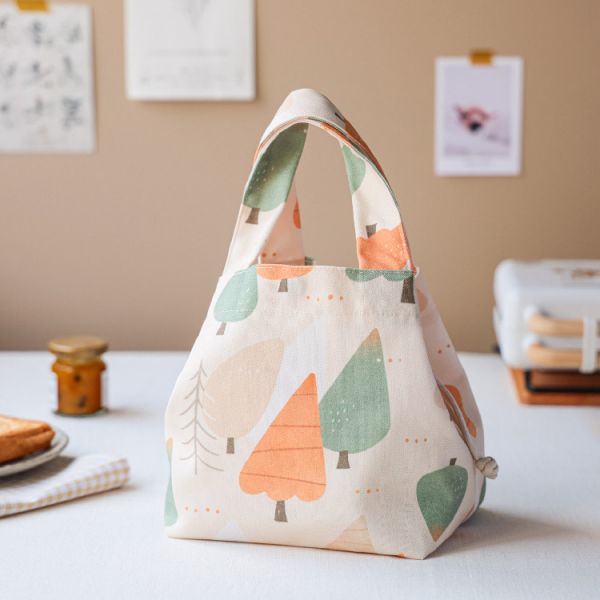 【落羽松-多變手提袋】束口包 / 小托特包 / 便當袋 Variable tote bag 購物袋,外出袋,原創印花,落羽松,禮物,聖誕禮物,生日禮物,交換禮物,手提袋,便當袋