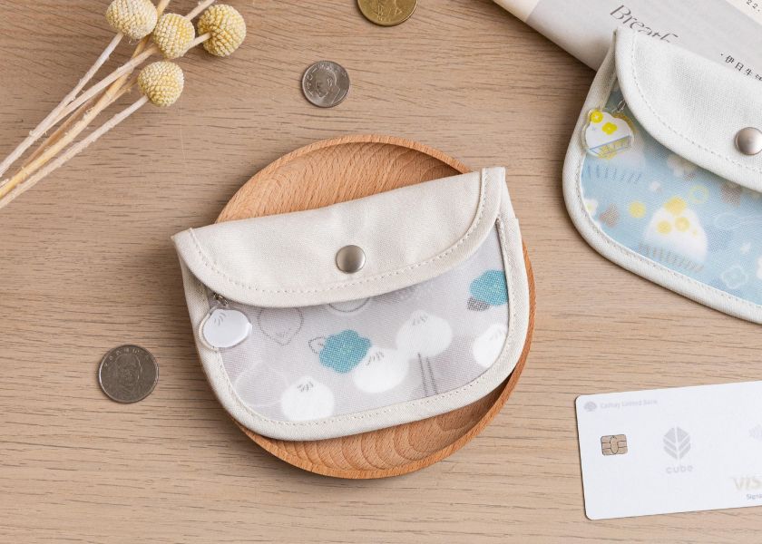 【小籠包花花-花芷零錢包】卡片收納 / 小物包 