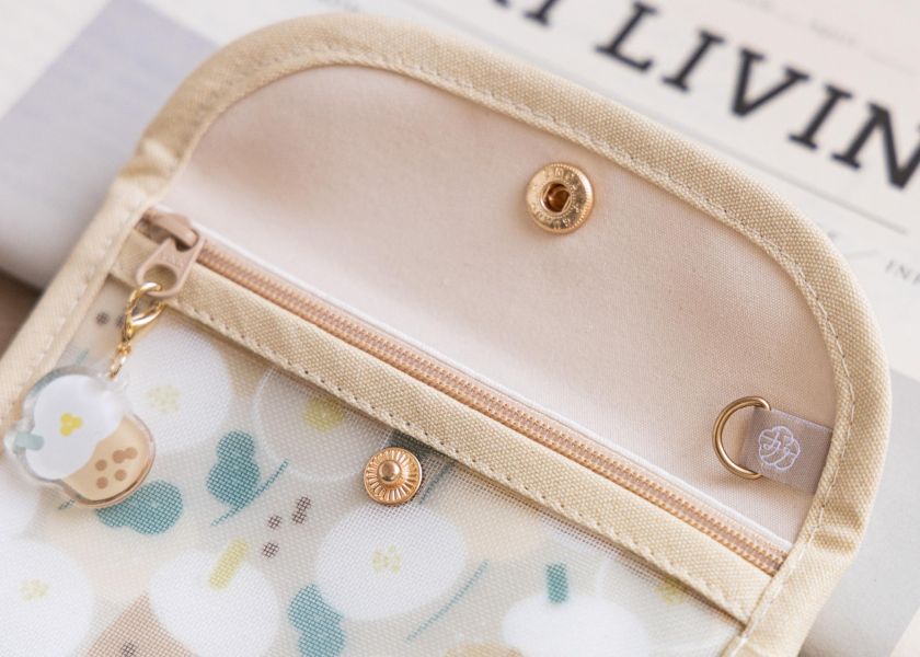 【芒果冰花花-花芷零錢包】卡片收納 / 小物包 