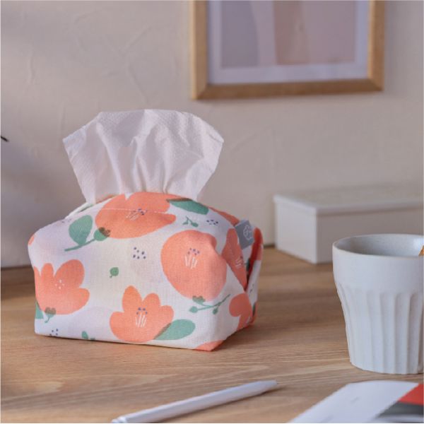 【木棉花-小衛生紙套】 桌上型 / 可車用 Tissue cover 原創印花,禮物,生日禮物,家飾,裝飾,居家,佈置,木棉花,衛生紙套,小衛生紙套