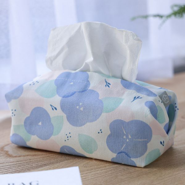 【牽牛花-衛生紙套】桌上型 / 版型硬挺 Tissue cover 原創印花,禮物,生日禮物,家飾,裝飾,居家,佈置,牽牛花,衛生紙套,交換禮物