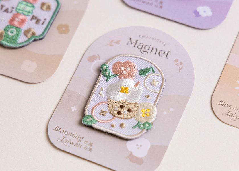 【珍奶花花-花繪磁鐵】冰箱貼 / 磁鐵 可愛,台灣特色,療癒小物,磁鐵,
磁鐵冰箱貼,禮品,紀念品,設計,
辦公室小物,送禮
